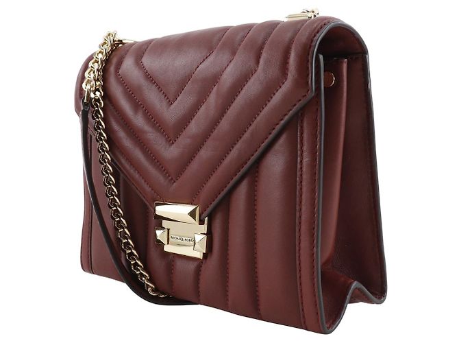 Borsa a tracolla 2 modi Michael Kors Whitney Calf Rosso - vista 2