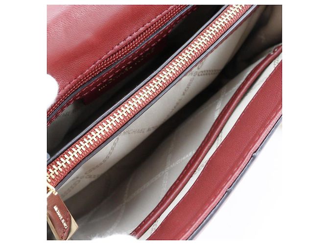 Borsa a tracolla 2 modi Michael Kors Whitney Calf Rosso - vista 5