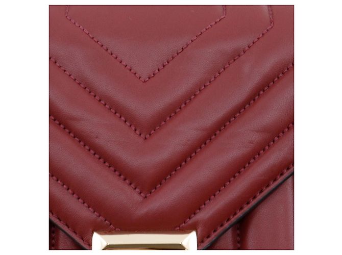 Borsa a tracolla 2 modi Michael Kors Whitney Calf Rosso - vista 7