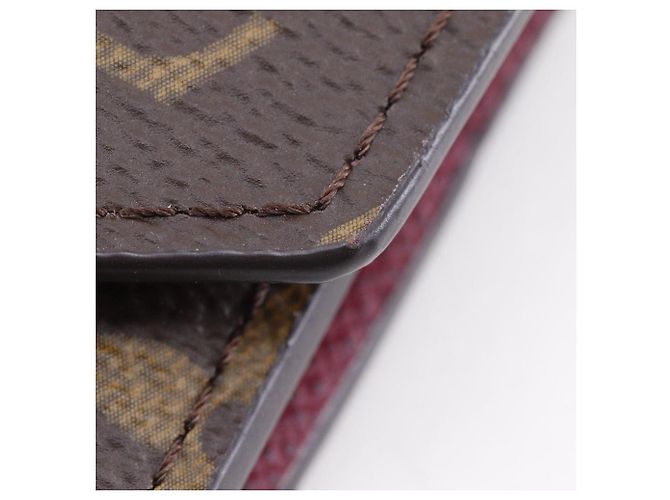 Cartera Trifold Louis Vuitton Portefeuille Victorine Monogram Castaño - vista 10