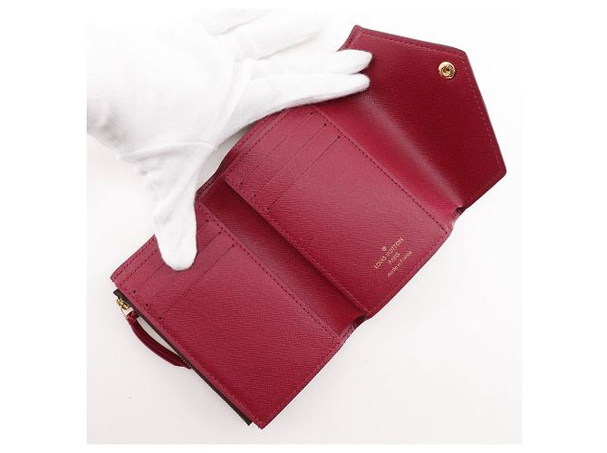 Cartera Trifold Louis Vuitton Portefeuille Victorine Monogram Castaño - vista 5