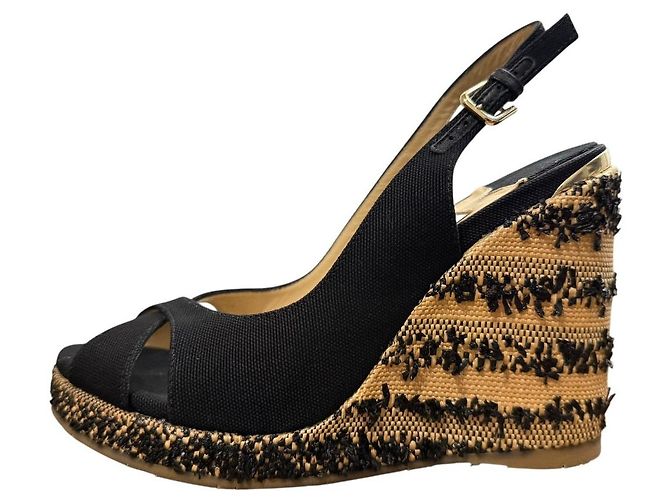 Sandali Jimmy Choo Nero Beige - vista 4