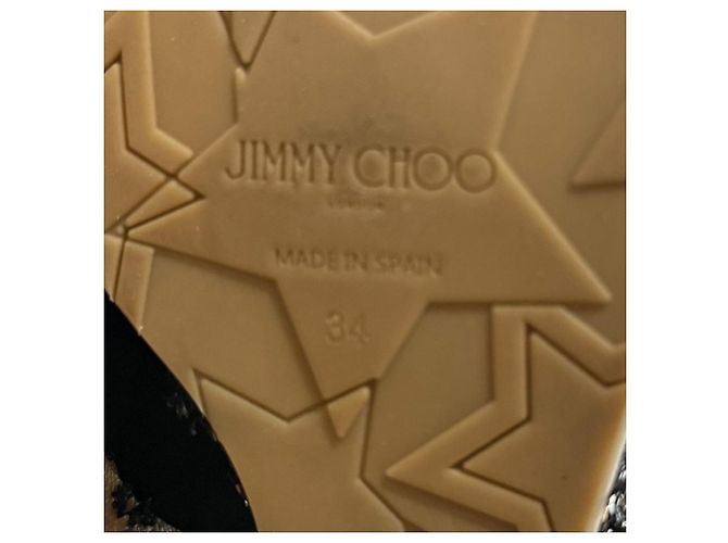 Sandali Jimmy Choo Nero Beige - vista 8