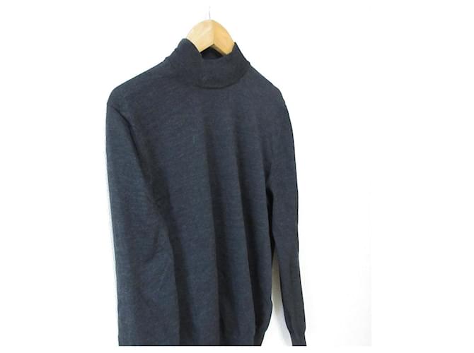 Autre Marque S.moritz Rollkragenstrickpullover Braun Anthrazitgrau - Ansicht 3
