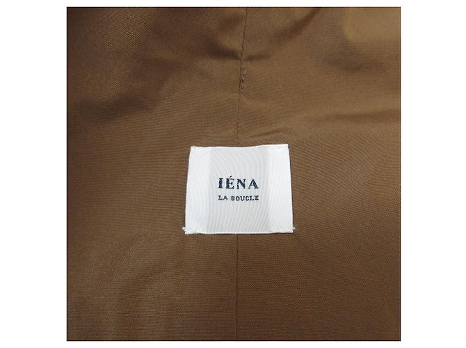 Autre Marque Falda larga de poliéster IENA LA BOUCLE Castaño - vista 6