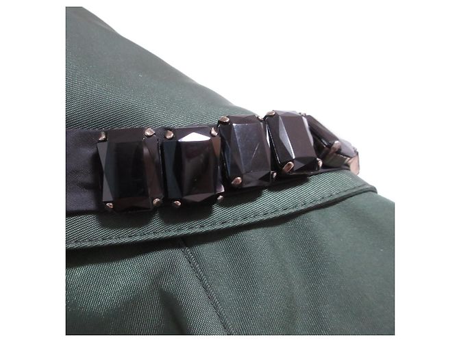 Cappotto in nylon Prada Verde - vista 17