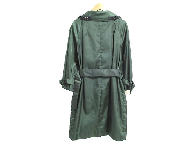 Cappotto in nylon Prada Verde - vista 2