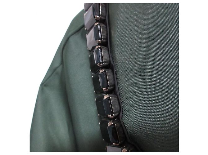 Cappotto in nylon Prada Verde - vista 3