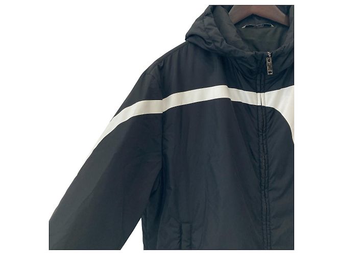 Giacca imbottita in nylon con logo V Valentino Nero - vista 4