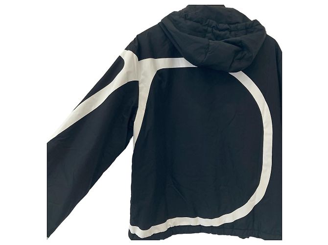 Giacca imbottita in nylon con logo V Valentino Nero - vista 5