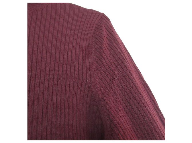 Autre Marque IENA Rollneck-Strickpullover mit Rippstrick Braun Bordeaux - Ansicht 4