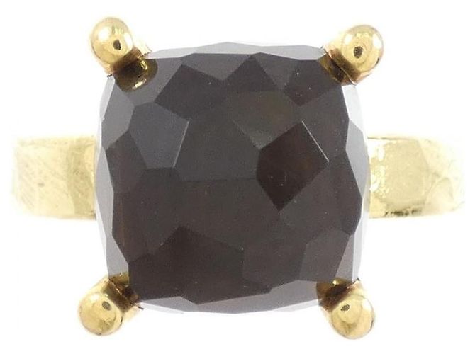 Autre Marque Anello Torini Au750 Oro Giallo e Quarzo Affumicato D'oro - vista 2