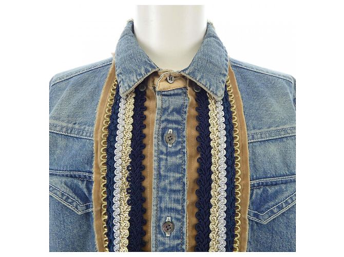 Camisa de algodón Sacai Azul - vista 5