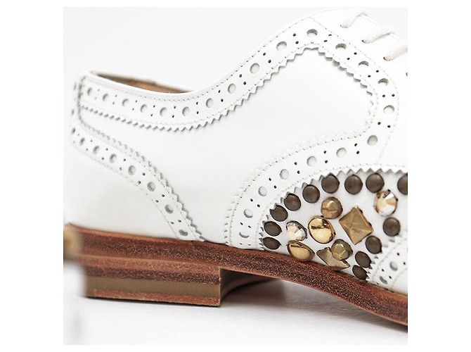 Dolce & Gabbana Sapatos Derby de couro Dolce&Gabbana Branco - vista 5