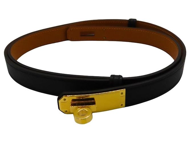 Hermès Cinturón Hermes Kelly Epsom Negro - vista 2