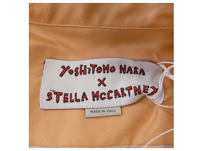 Stella Mc Cartney Camisa de seda Stella McCartney 620032 3BSSH9 Naranja - vista 4