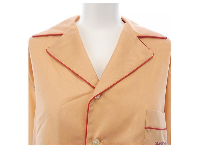 Stella Mc Cartney Camisa de seda Stella McCartney 620032 3BSSH9 Naranja - vista 5