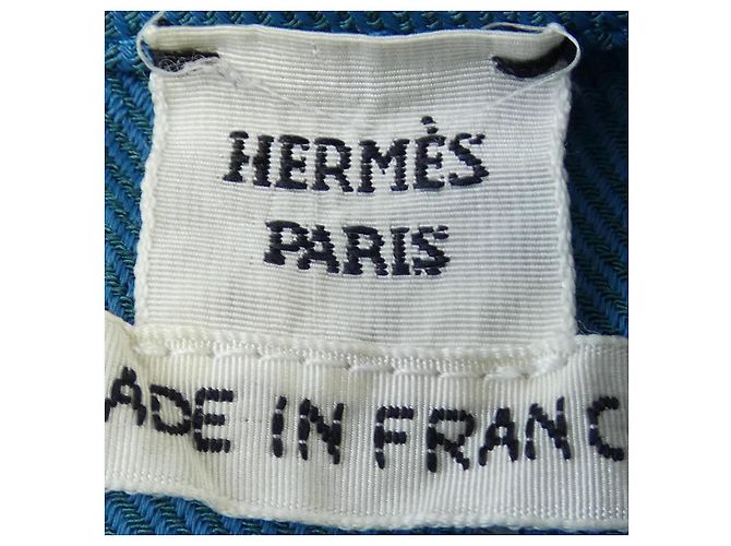 Hermès Top in cotone Hermes Blu - vista 4