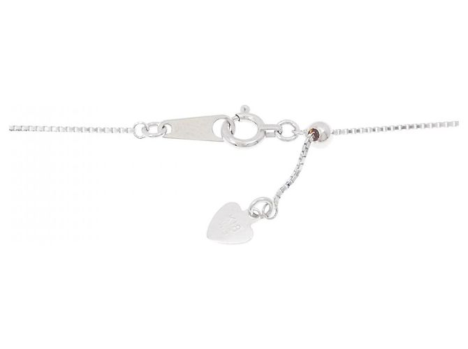 Autre Marque Collana in zaffiro sintetico e diamanti Au750 Argento - vista 5