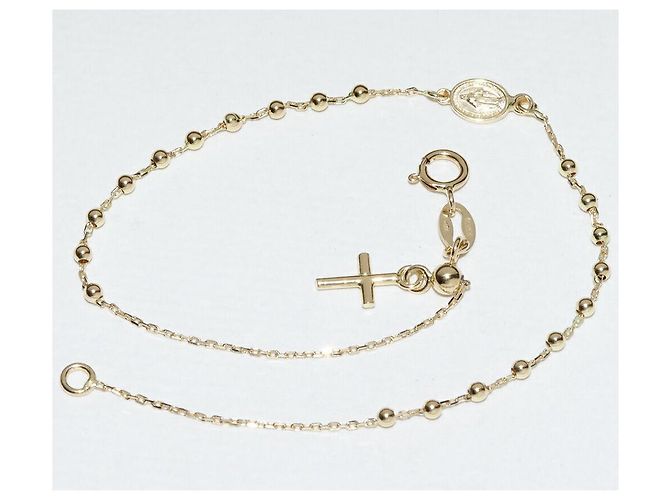 Autre Marque Bracciale Maria Cross in Au750 D'oro - vista 3