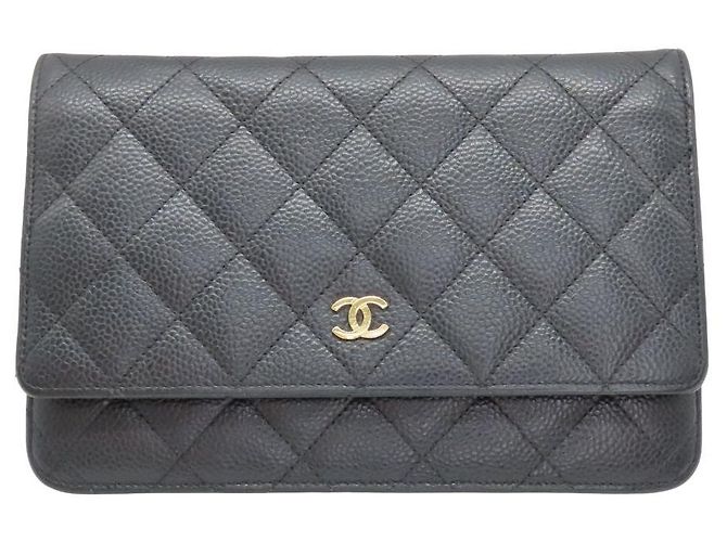 Chanel Chain Wallet Caviar Leder 2way Schultertasche Schwarz - Ansicht 2