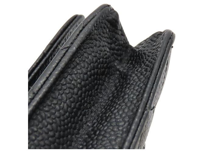Chanel Chain Wallet Caviar Leder 2way Schultertasche Schwarz - Ansicht 9