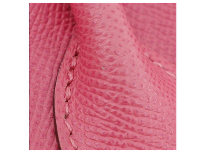 Hermès Borsa Tote Hermes Garden Party PM Vau Epsom Rosa - vista 10