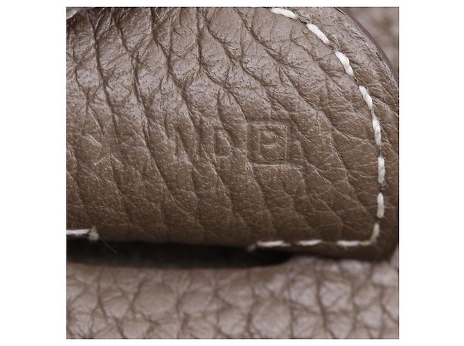 Hermès Borsa a Spalla Hermes Evelyne III Taurillon Clemence Grigio Taupe - vista 18