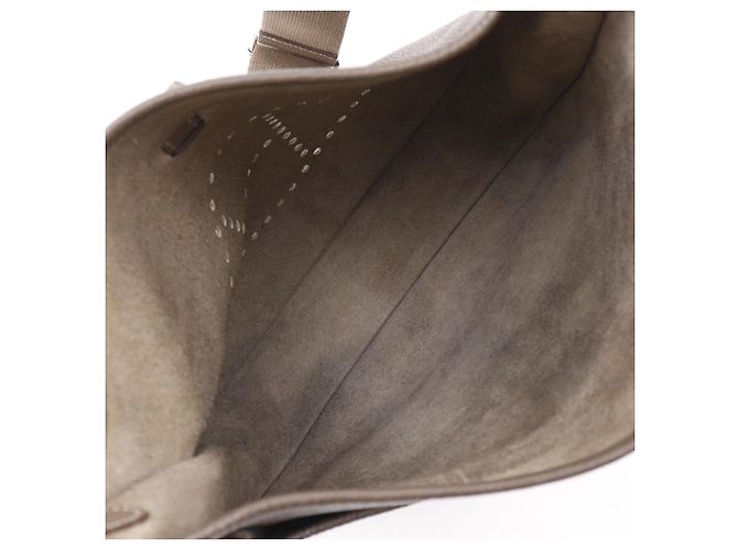 Hermès Borsa a Spalla Hermes Evelyne III Taurillon Clemence Grigio Taupe - vista 8