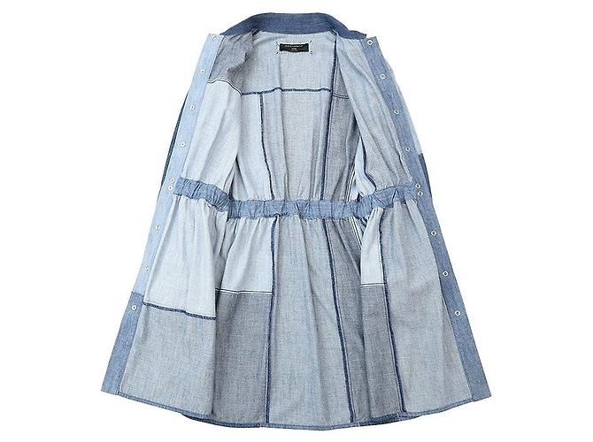 Dolce & Gabbana Vestido de patchwork de algodón Dolce&Gabbana Azul - vista 8