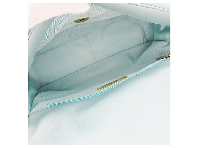Borsa a tracolla 2way Chanel 19 in agnello Verde - vista 11