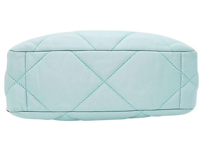 Borsa a tracolla 2way Chanel 19 in agnello Verde - vista 5