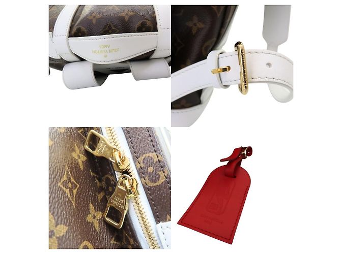 Zaino Louis Vuitton Christopher Soft Trunk Monogram Limited Marrone - vista 12