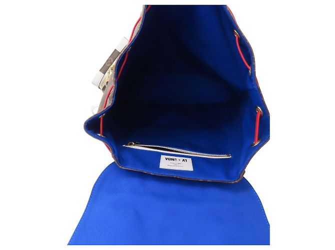 Zaino Louis Vuitton Christopher Soft Trunk Monogram Limited Marrone - vista 9