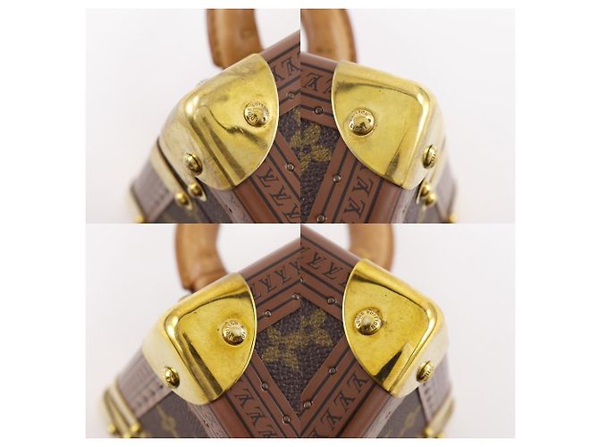 Borsa Louis Vuitton Tabor 26 Monogram Marrone - vista 8