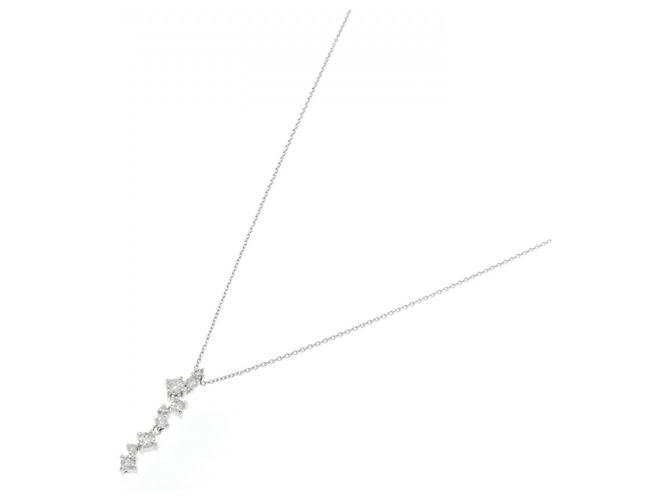 Autre Marque Collana in platino e diamanti Argento - vista 2