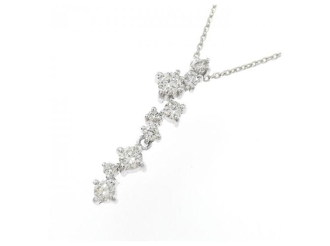 Autre Marque Collana in platino e diamanti Argento - vista 3