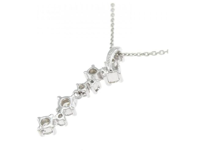 Autre Marque Collana in platino e diamanti Argento - vista 4