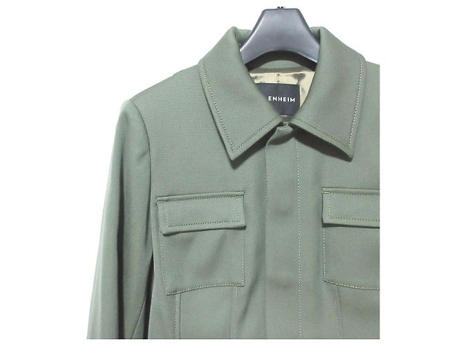 Autre Marque Giacca corta stretch BLENHEIM Verde - vista 3