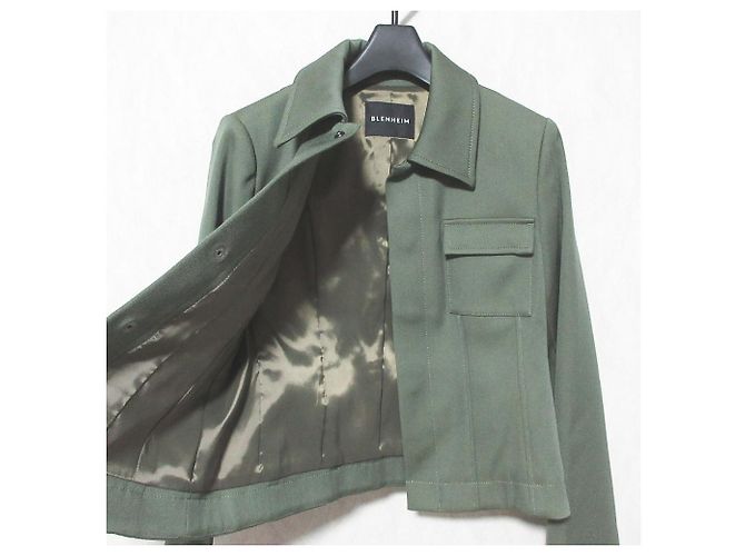 Autre Marque Giacca corta stretch BLENHEIM Verde - vista 4