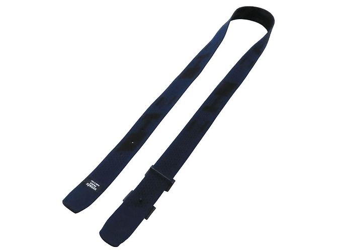 Hermès Strickgürtel mit monochromer H-Schnalle Blau - Ansicht 6
