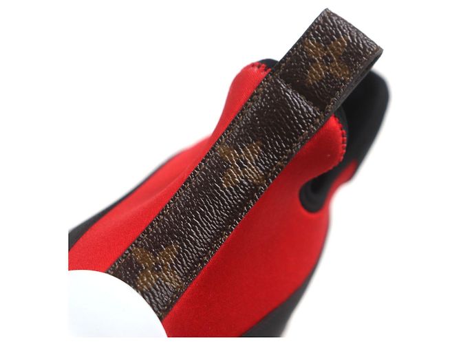 Sneakers Arclight in nylon Louis Vuitton Nero Rosso Giallo - vista 8