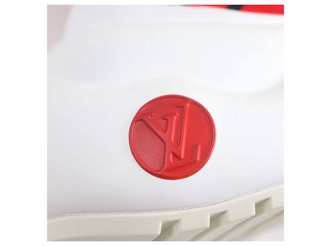 Sneakers Arclight in nylon Louis Vuitton Nero Rosso Giallo - vista 9