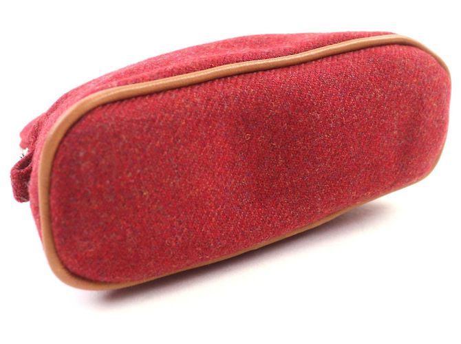 Hermès Hermes Boride Wool Pouch Red - view 4