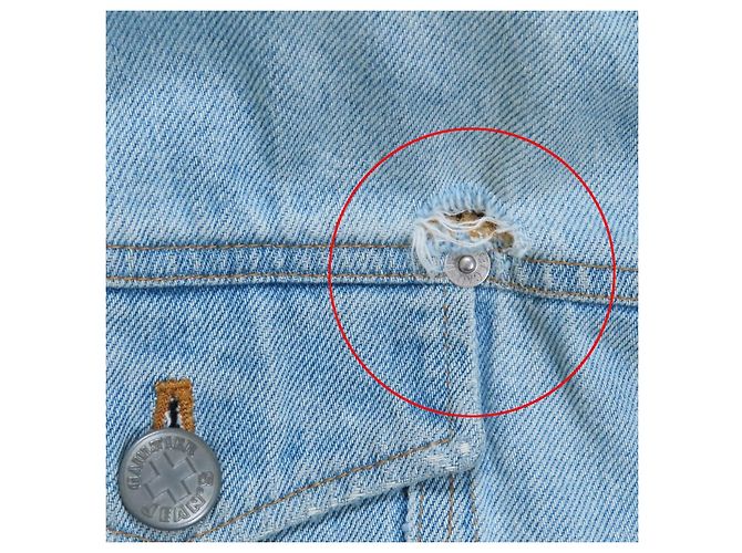 Autre Marque Denim-Polyester-Jacke GAULTIER JEAN Blau - Ansicht 11
