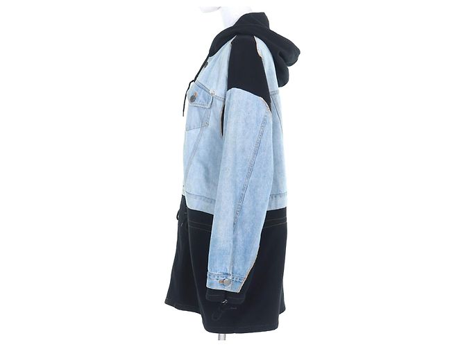 Autre Marque Denim-Polyester-Jacke GAULTIER JEAN Blau - Ansicht 2