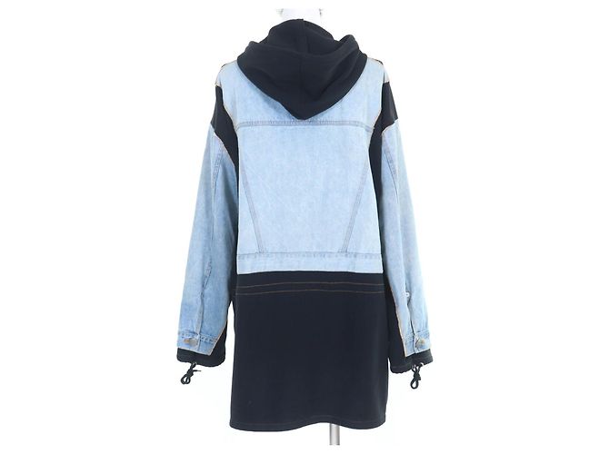 Autre Marque Denim-Polyester-Jacke GAULTIER JEAN Blau - Ansicht 3