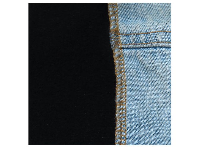 Autre Marque Denim-Polyester-Jacke GAULTIER JEAN Blau - Ansicht 7