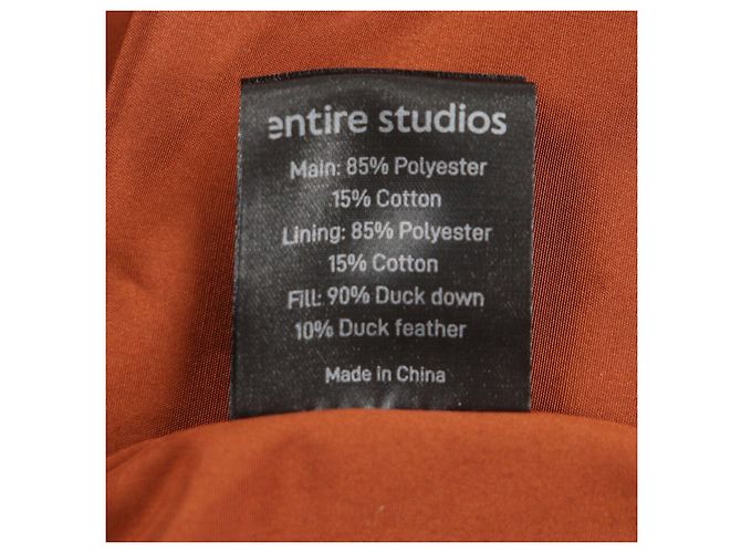Autre Marque Entire Studios SOA PUFFEE Polyester Steppjacke Orange - Ansicht 9