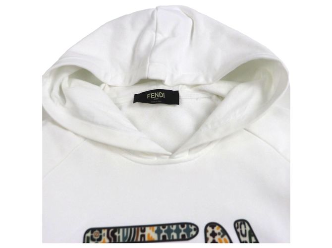 Sudadera de algodón Fendi Blanco - vista 2